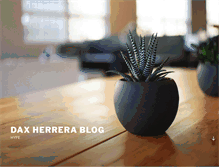 Tablet Screenshot of daxherrera.com